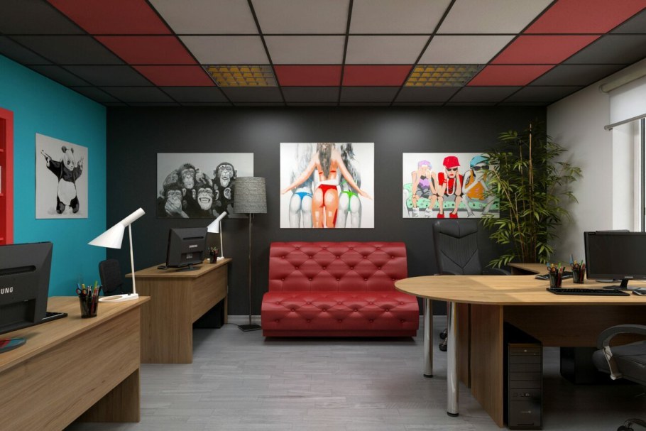 Интерьер офиса рекламного агентства