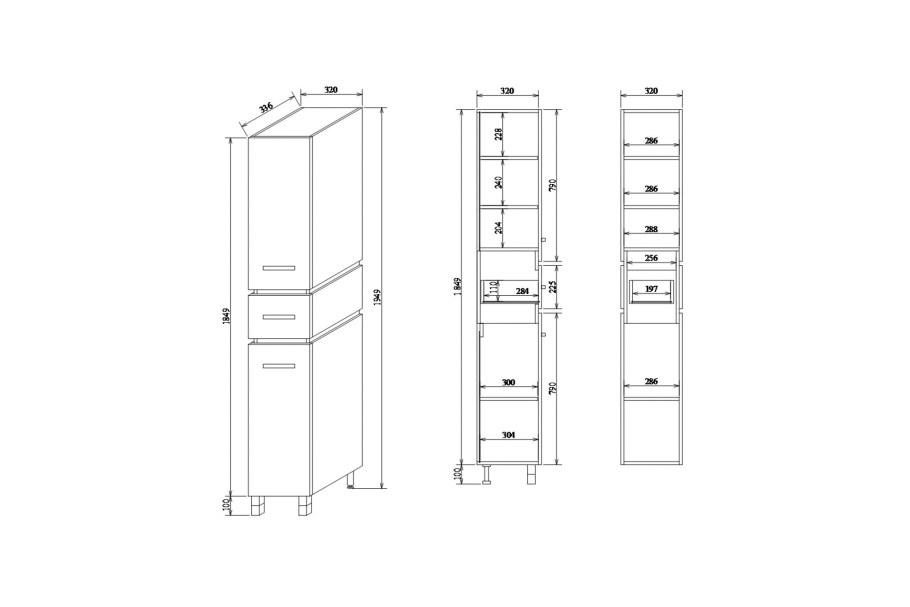 Шкафчик Keramag f840150000