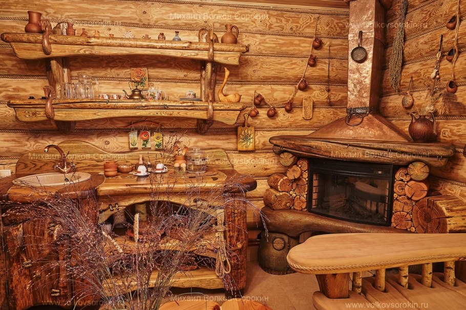 Деревянные столы и лавки под старину