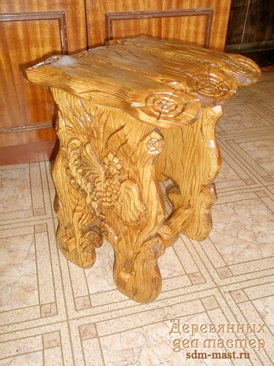 Фигурные ножки для скамеек из дерева