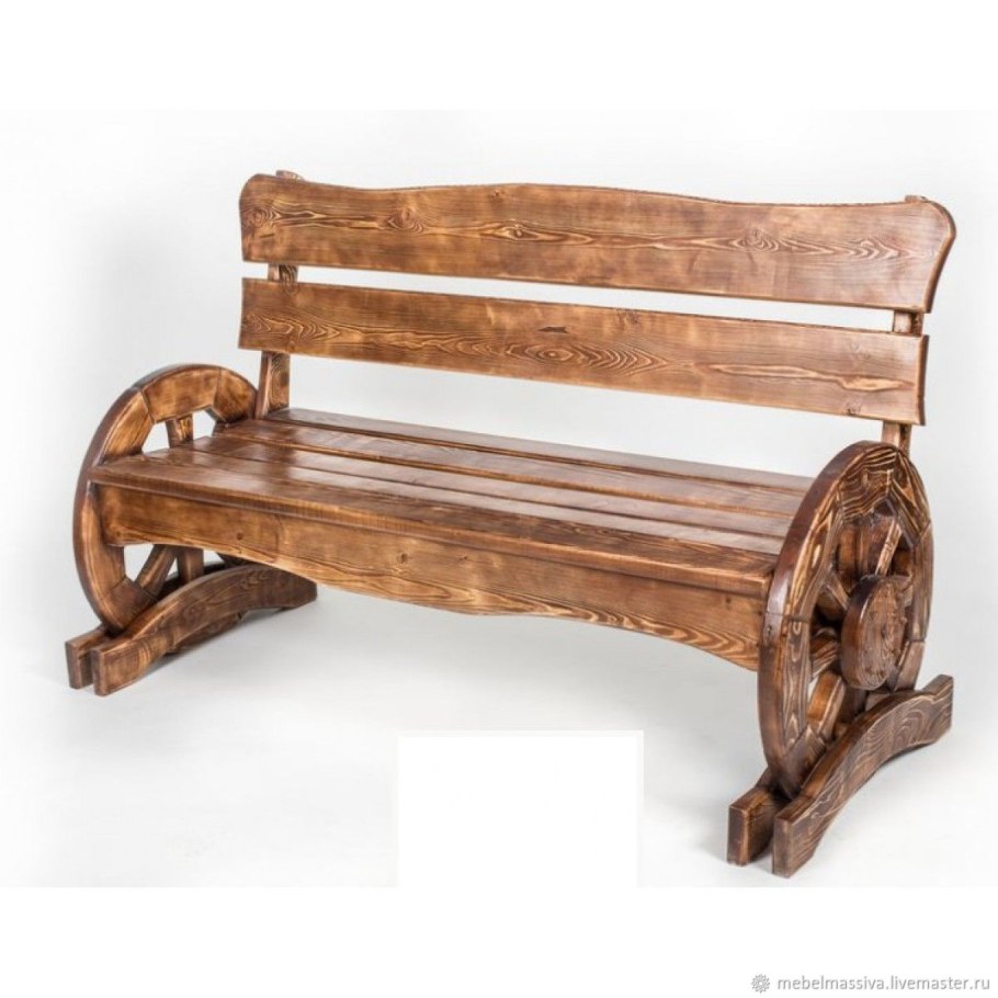 Деревянная Садовая мебель резная