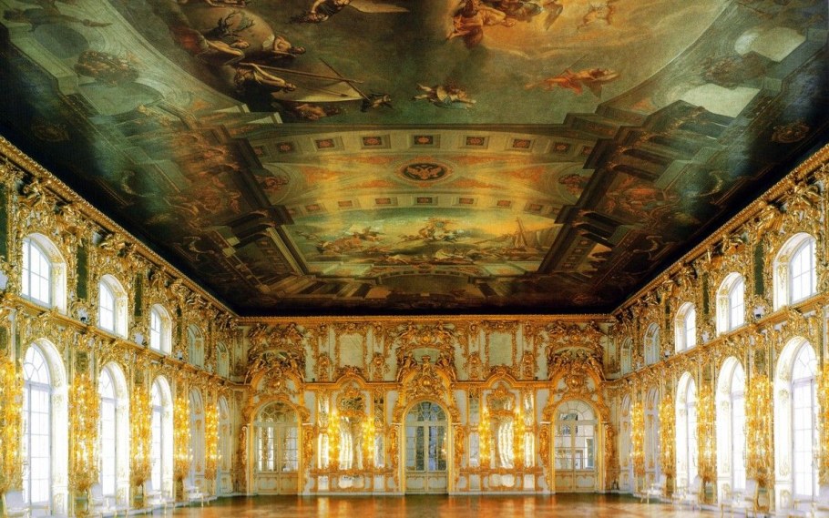 Большой Тронный зал Екатерининского дворца в Царском селе