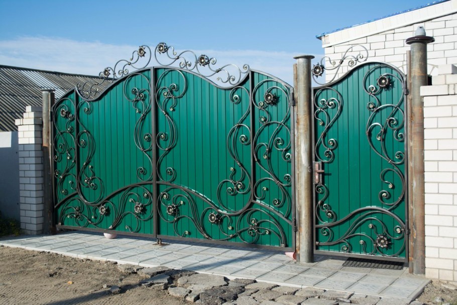 Ворота с калиткой