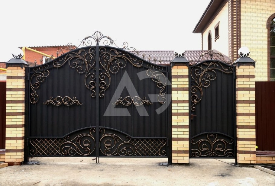 Кованые ворота v-132 (1 кв.м.)