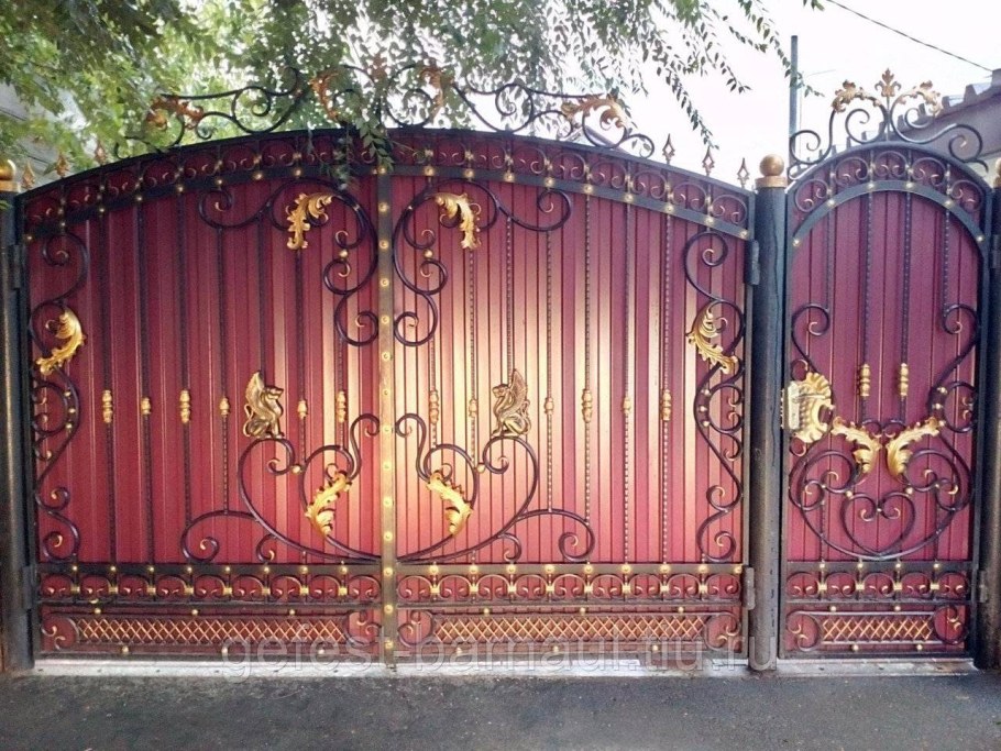 Ворота холодная ковка