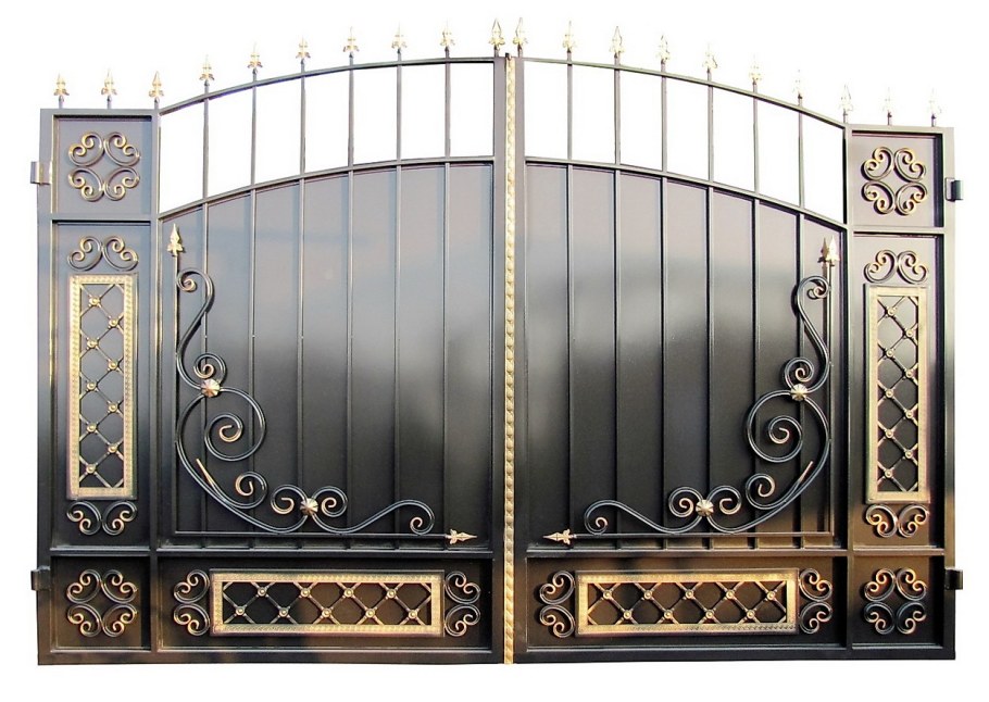 Кованые ворота Ишеева