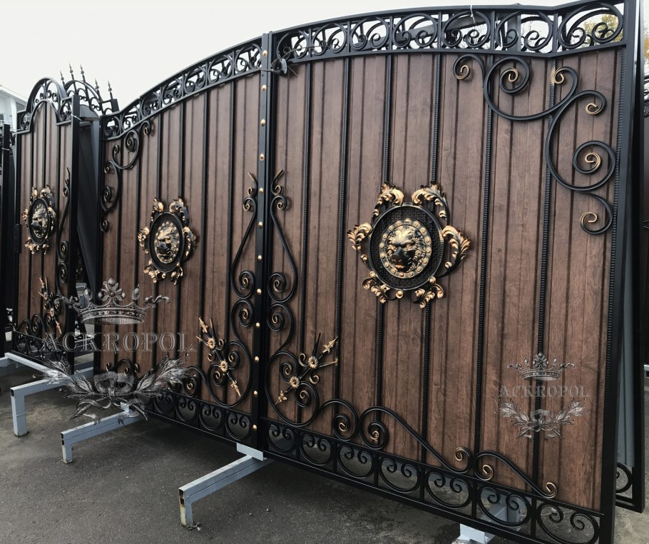 Ворота кованые интеграл