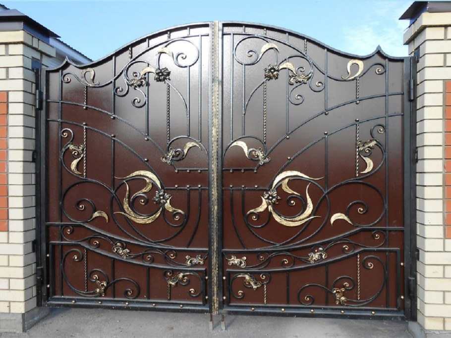 Кованые ворота v-065 (1 кв.м.)