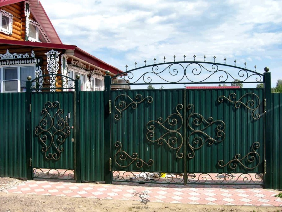 Кованые ворота v-114 (1 кв.м.)