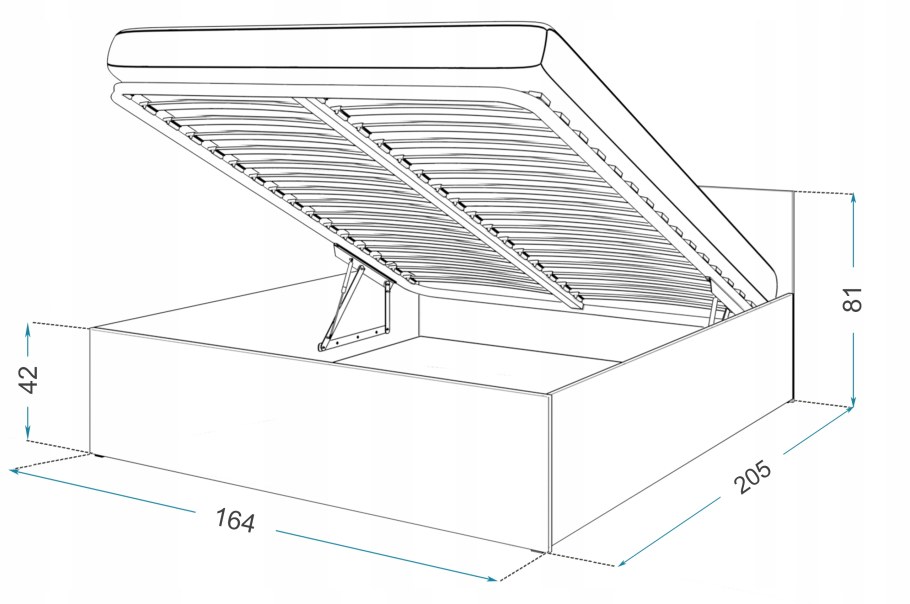 Орматек кровати с подъемным механизмом 140х200 схема сборки