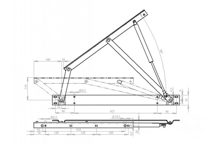 Кровать Hyper 1 (180х200) с ПМ схема сборки