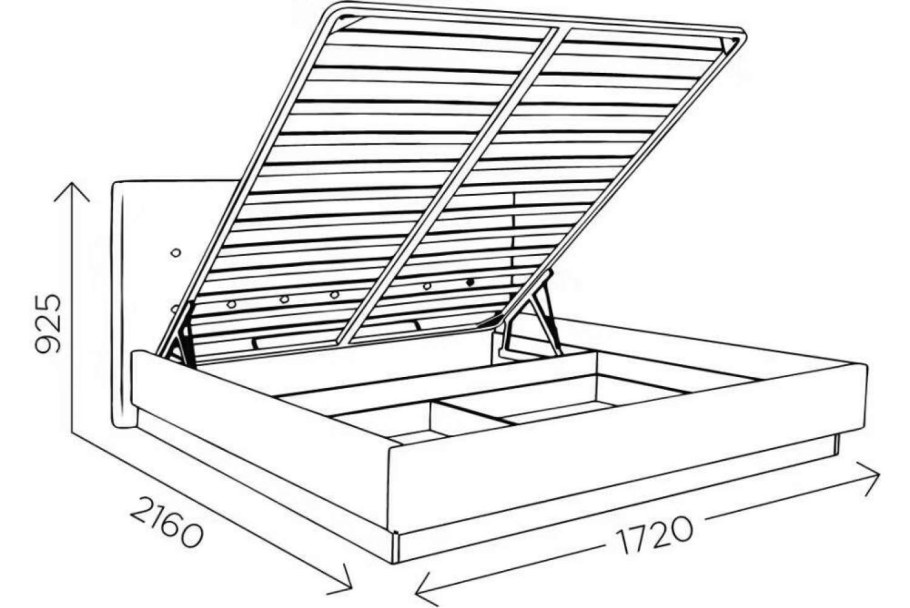Размеры матраса на кровать Клеопатра Гротекс
