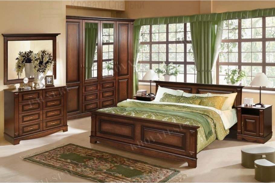 Спальня Амели ТРИЯ белый глянец