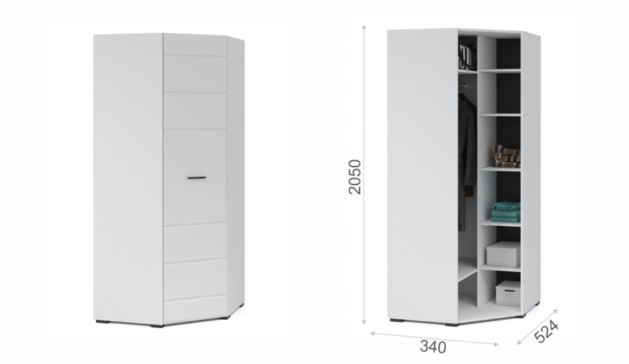 Шкаф Империал Йорк 890 угловой