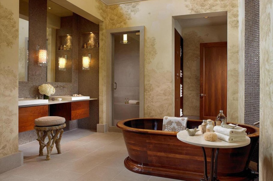 Ванная комната декоративная штукатурка