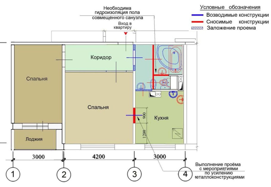 Расширение санузла в панельном доме