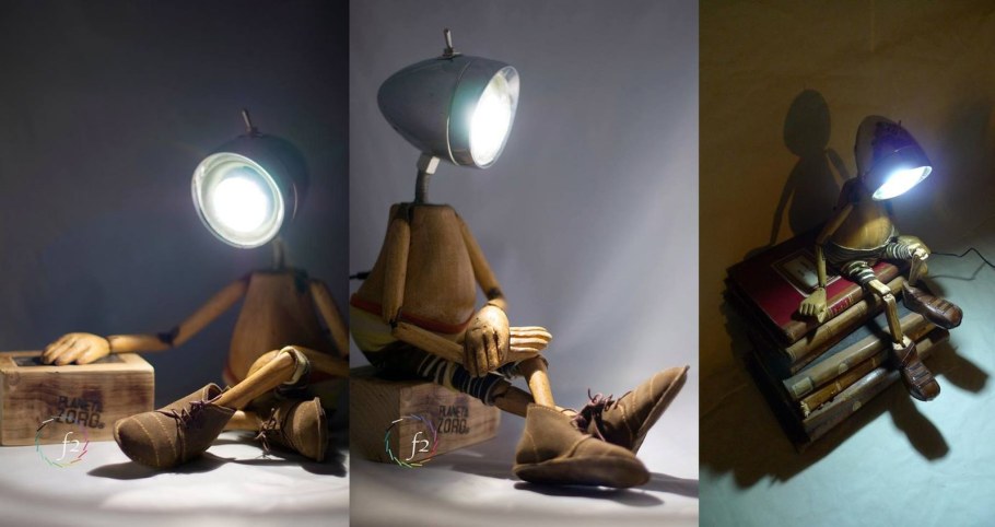 Настольная лампа саксофон