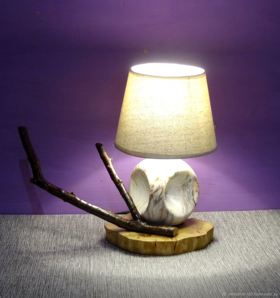 Дизайнерские светильники из дерева