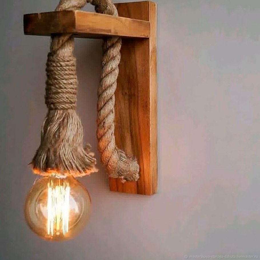 Настольный светильник экостиль