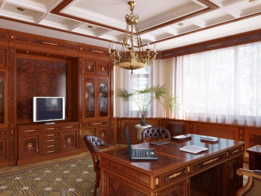 Отделка кабинета