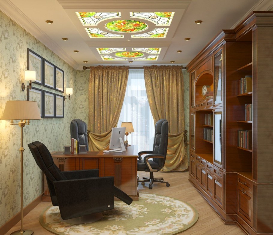 Планировка домашнего кабинета