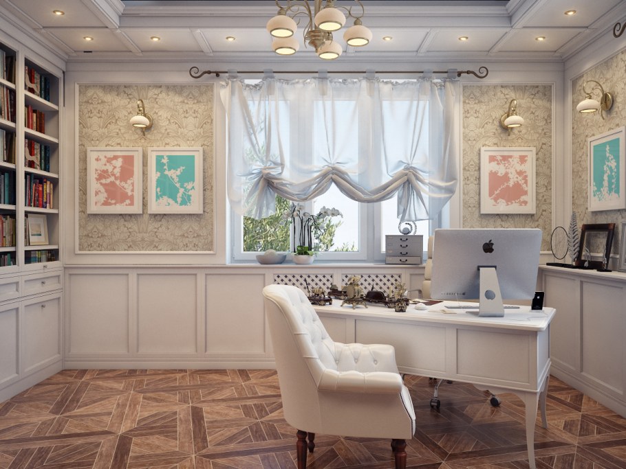 Красивый интерьер кабинета