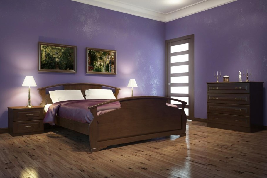 Спальня в цвете венге