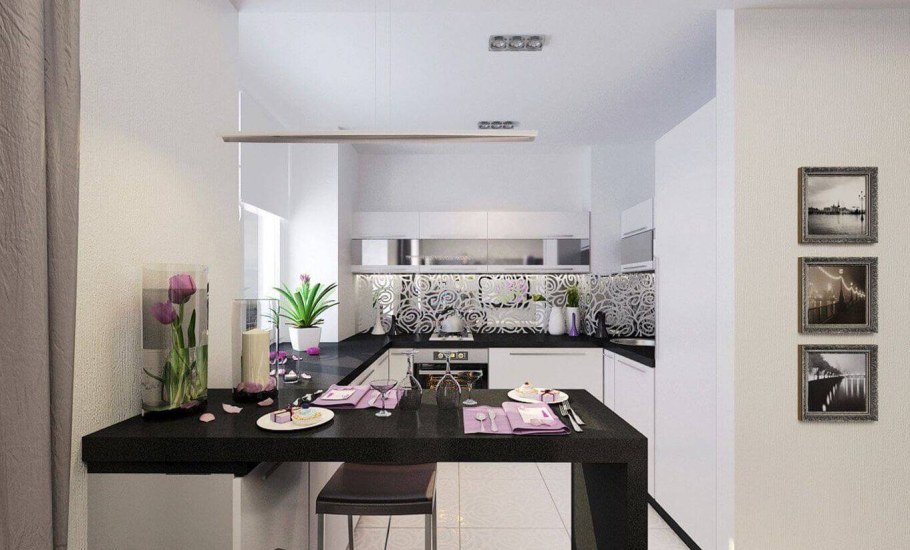 П-образная кухня