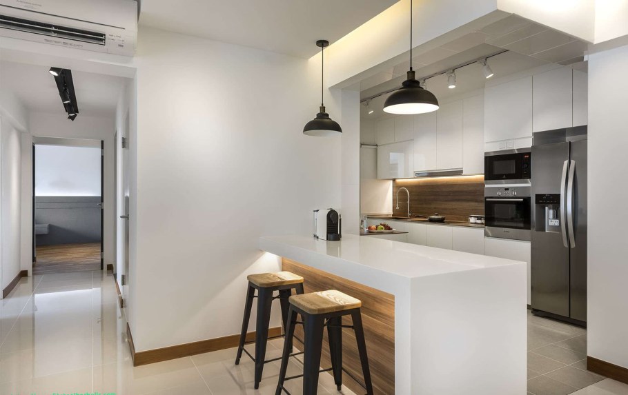 Проходная кухня планировка