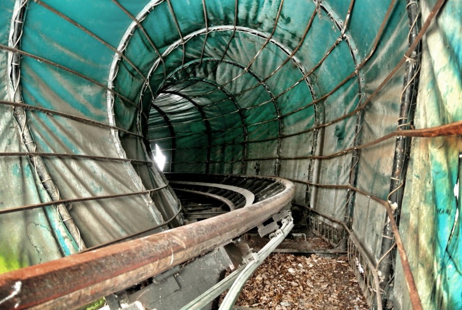 Заброшенный парк аттракционов Spreepark
