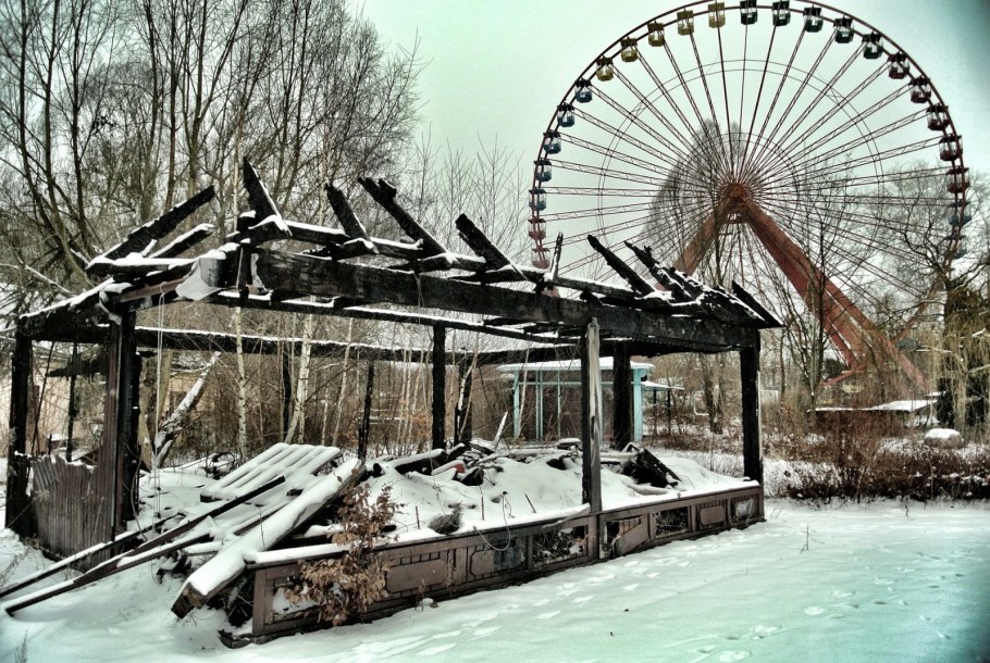 Заброшенный парк аттракционов Spreepark