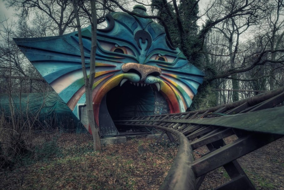 Заброшенный парк аттракционов Spreepark