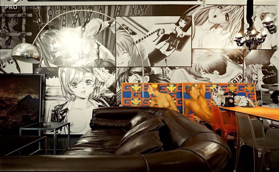 Интерьер в стиле аниме