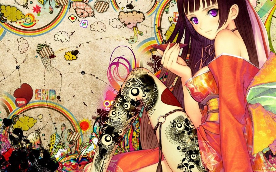 Обои в стиле аниме