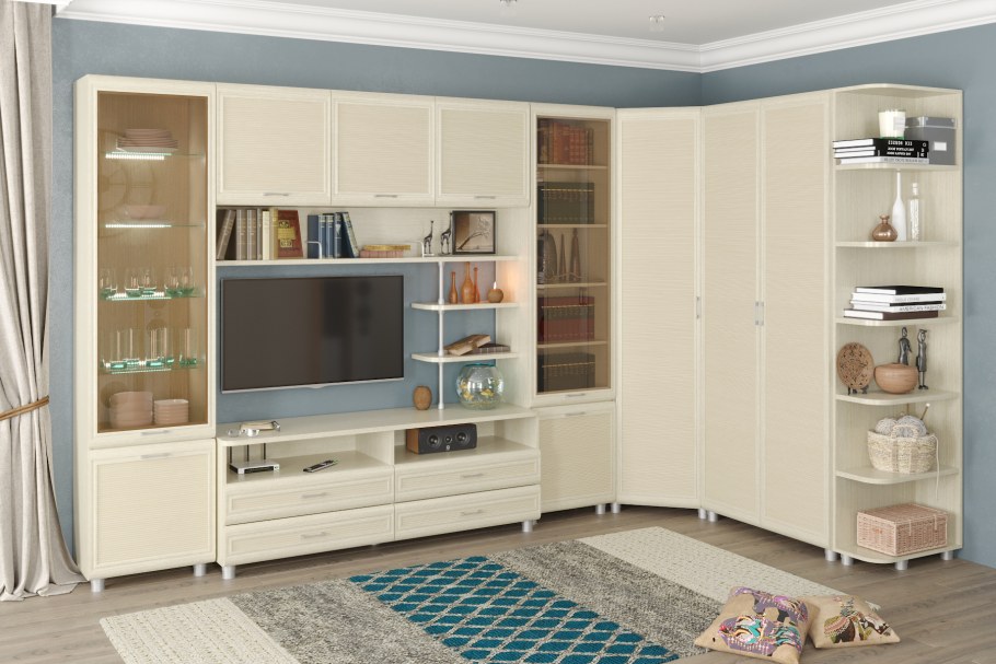 Гостиная Мелисса Лером дуб беленый