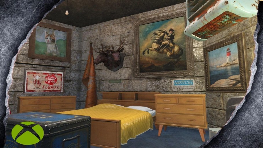 Фоллаут 3 интерьеры дома в Мегатонне