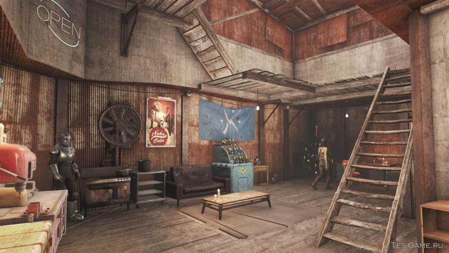 Fallout 4 интерьер