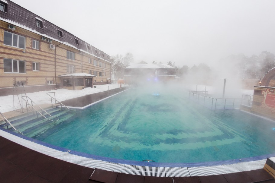 Бассейн в Охта парке