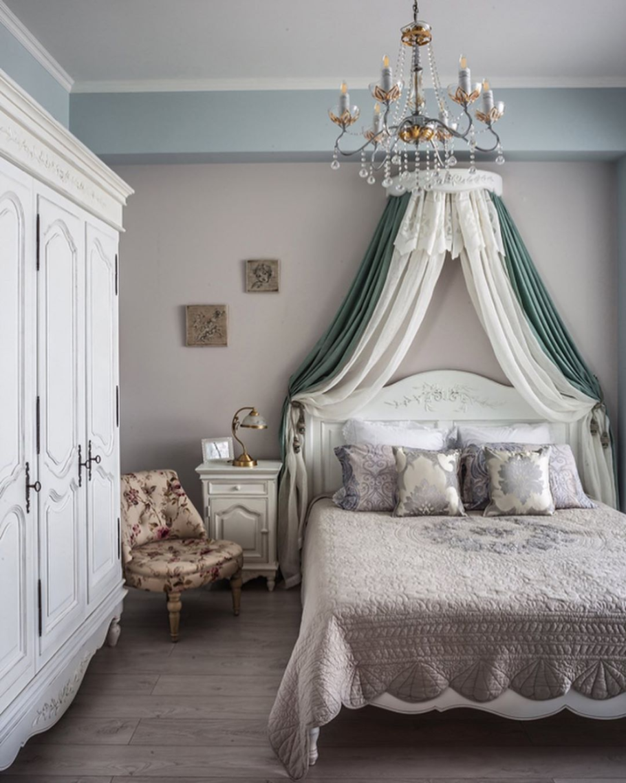 Гостиная столовая в стиле Прованс