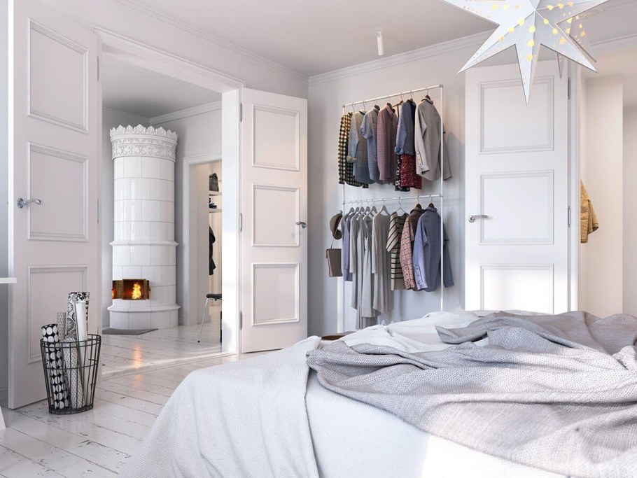 Гардеробная Скандинавия