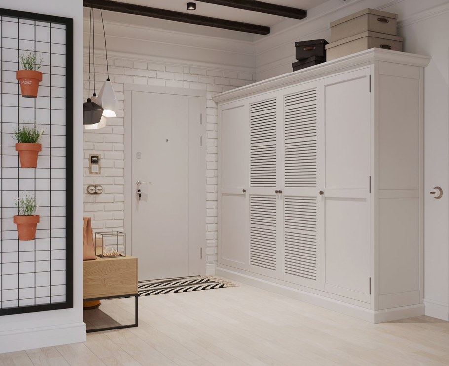 Шкаф купе в стиле Сканди