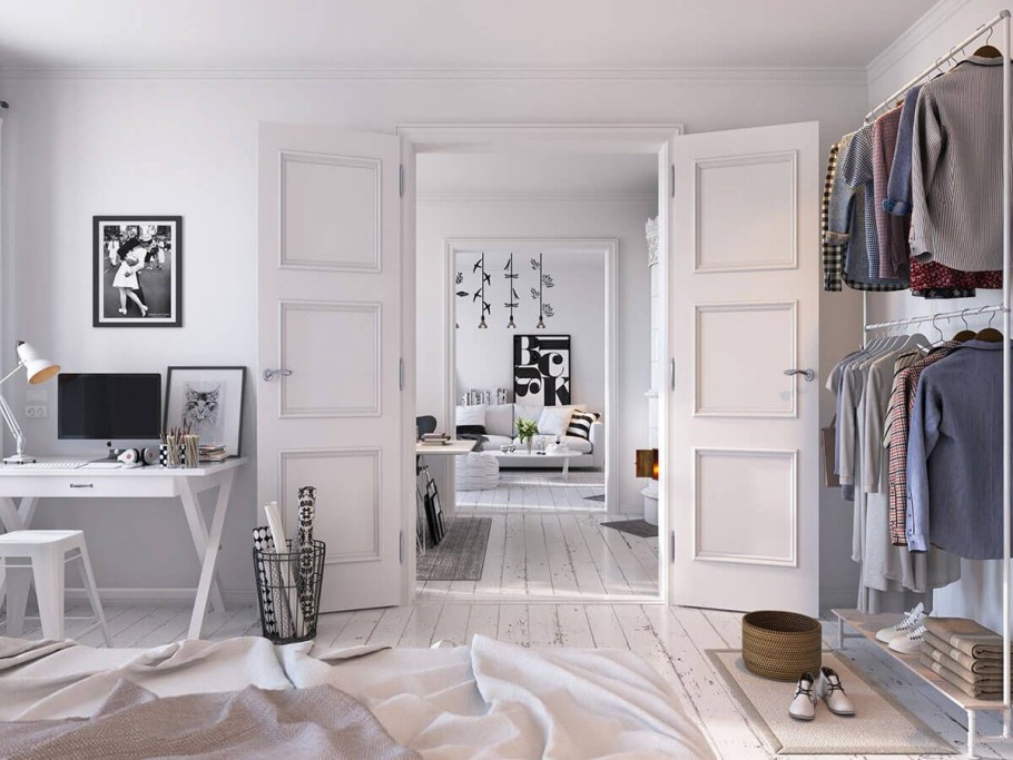 Двери в скандинавском интерьере