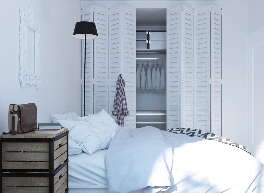 Встроенный шкаф в стиле Сканди