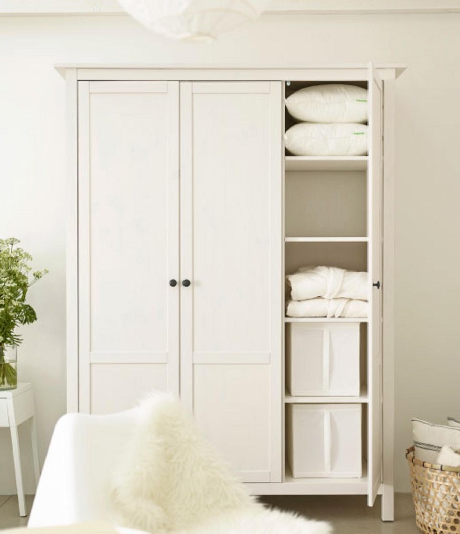 Шкаф икеа ХЕМНЭС белый