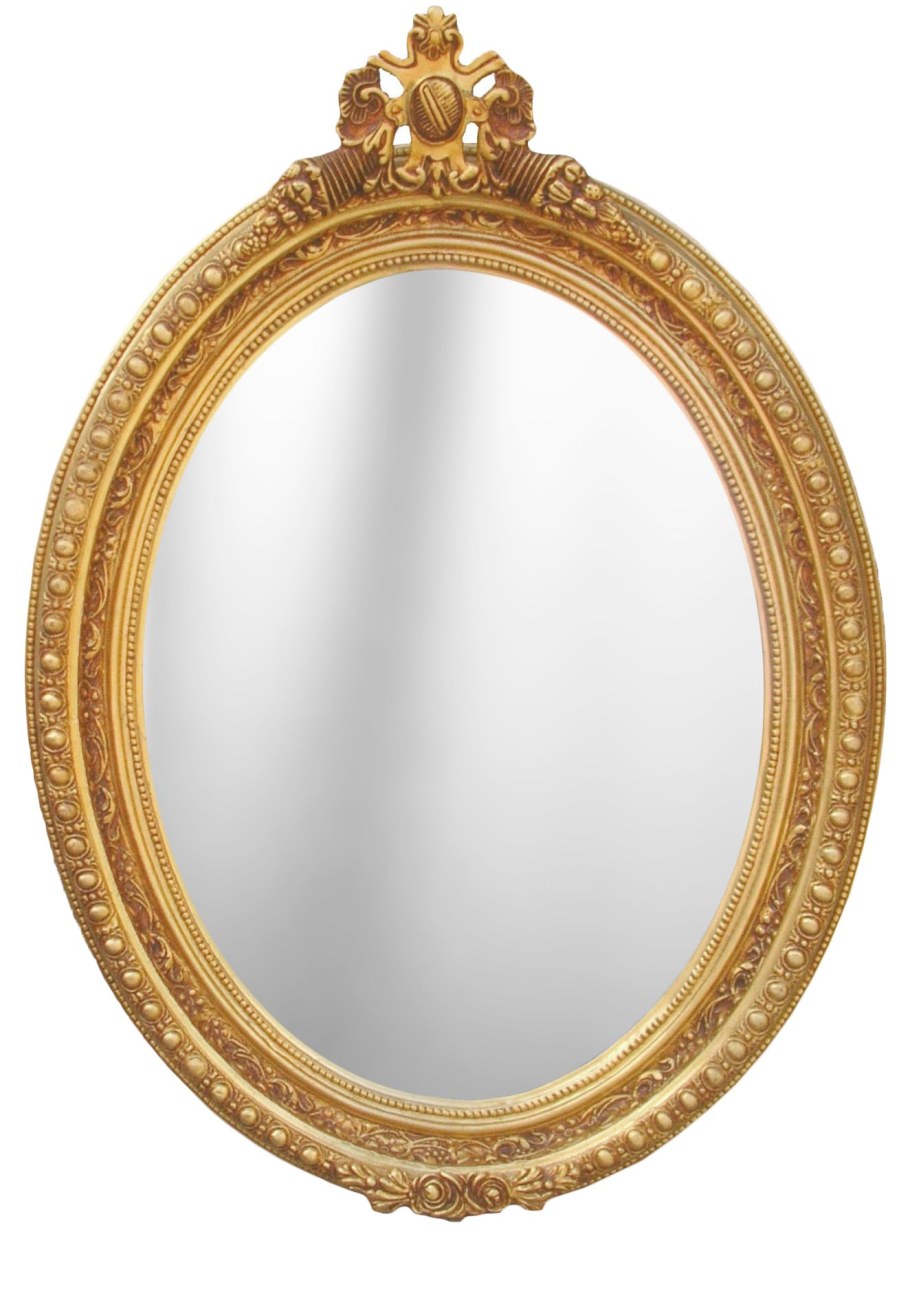 Овальное зеркало Барокко
