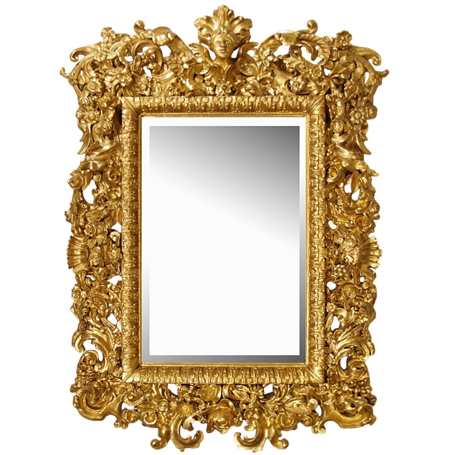 Зеркало Барокко Сильвер
