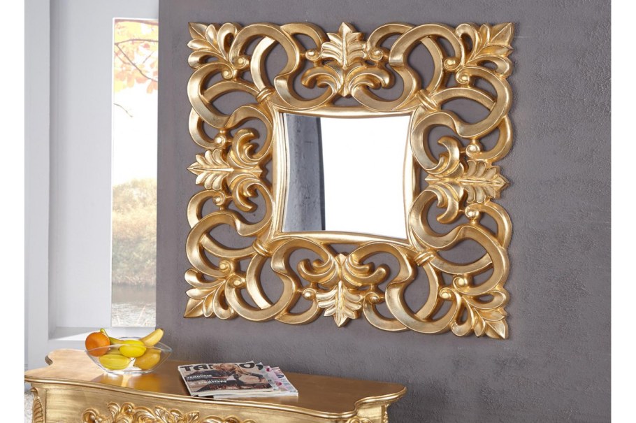 Зеркало Барокко золотое