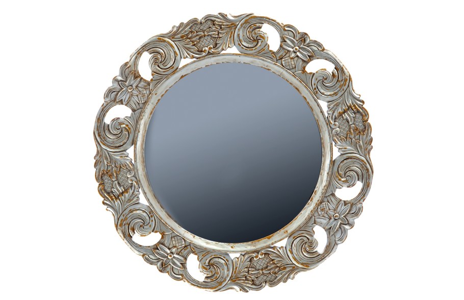 Круглое зеркало Барокко