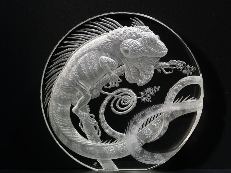 Художественная гравировка на стекле