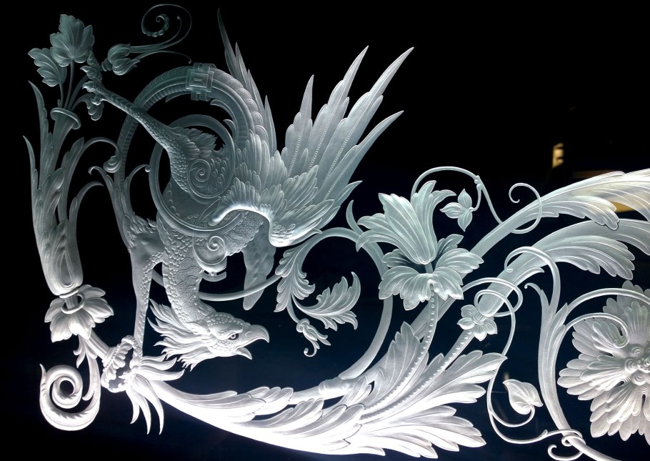 Художественная гравировка на стекле